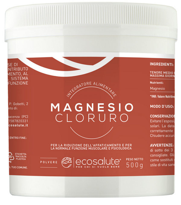 MAGNESIO CLORURO POLVERE 500 G - Speedyfarma.it