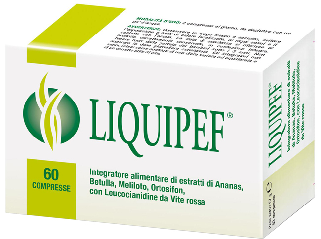 LIQUIPEF 60 COMPRESSE - Speedyfarma.it