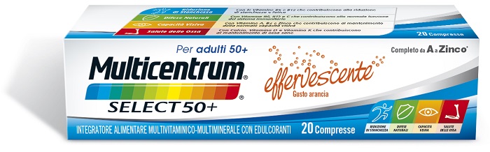 MULTICENTRUM SELECT EFFERVESCENTE 20 COMPRESSE - Speedyfarma.it