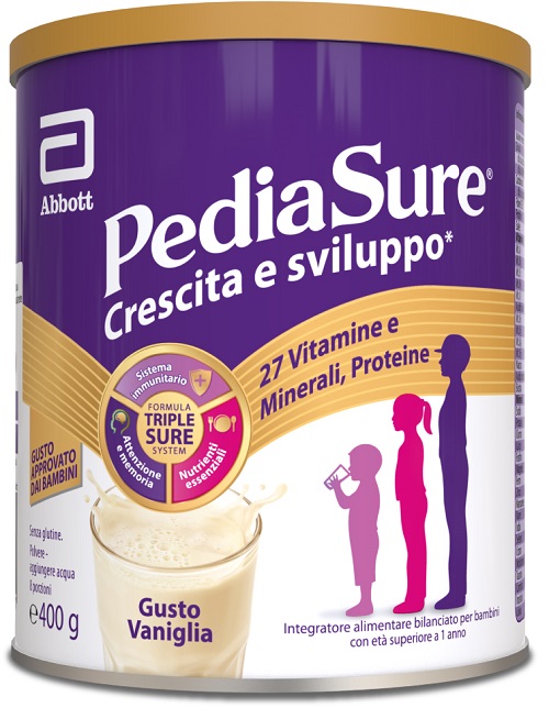 PEDIASURE CRESCITA&SVILUPPO VANIGLIA 400 G - Speedyfarma.it