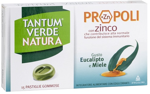 TANTUM VERDE NATURA PASTIGLIE GOMMOSE EUCALIPTO & MIELE 30 G - Speedyfarma.it