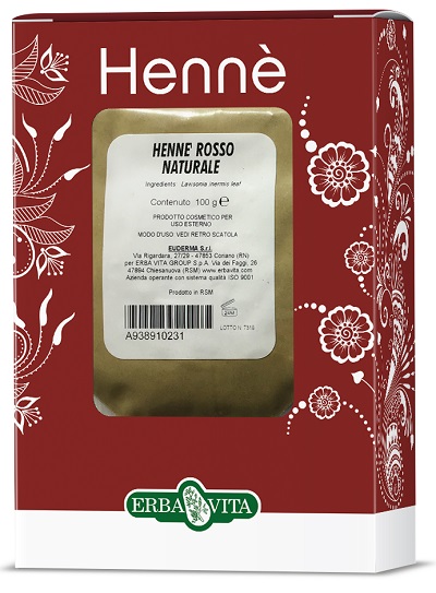 HENNE COLORANTE CAPELLI ROSSO NATURALE 100 G - Speedyfarma.it