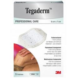 TEGADERM MEDICAZIONE IMPERMEABILE TRASPARENTE 5 PEZZI 6X7 CM - Speedyfarma.it