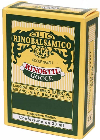 RINOSTIL GOCCE NASALI FLACONE 30ML OLIO RINOBALSAMICO PER LAPROTEZIONE DELLA MUCOSA NASALE E LA PULIZIA DELLE FOSSE NASALI - Speedyfarma.it