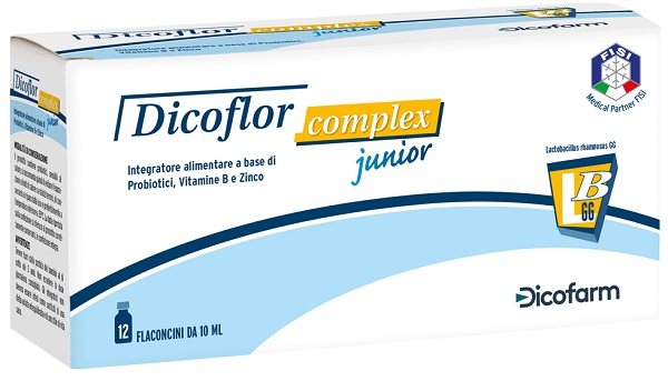 DICOFLOR COMPLEX JUNIOR 12 FLACONI DA 10 ML - Speedyfarma.it