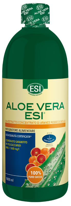 ESI ALOE SUCCO ARANCIA ROSSA 1000 ML - Speedyfarma.it