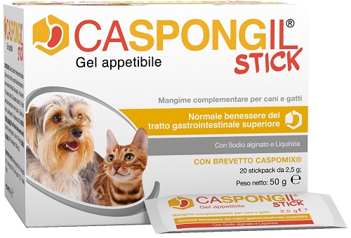 CASPONGIL STICK GEL APPETIBILE 20 STICKPACK DA 2,5 G - Speedyfarma.it