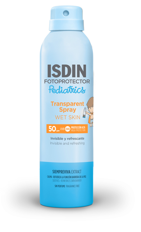TRANSPARENT SPRAY WET SKIN PEDIATRICS SPF50 250 ML - Speedyfarma.it
