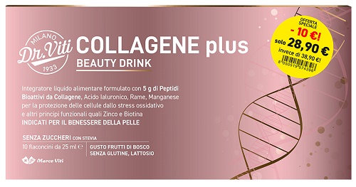 COLLAGENE BEAUTY DRINK PLUS 10 FIALE DA 25 ML PROMO - Speedyfarma.it