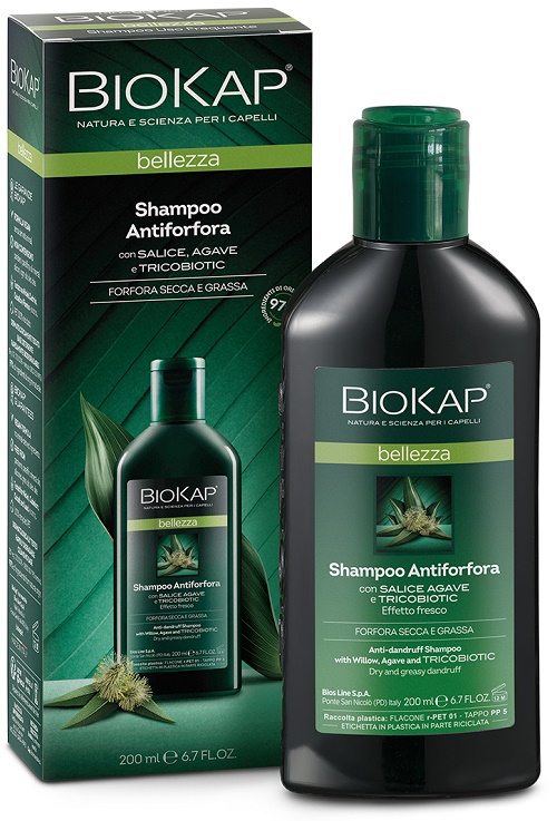 BIOKAP BELLEZZA SHAMPOO ANTIFORFORA CON TRICOBIOTIC 200 ML - Speedyfarma.it