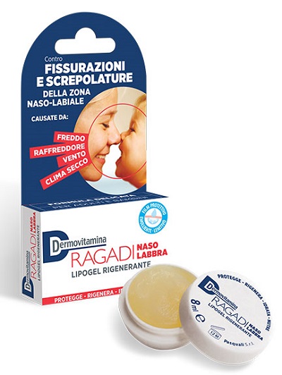 DERMOVITAMINA RAGADI NASO E LABBRA LIPOGEL RIGENERANTE 8 ML - Speedyfarma.it