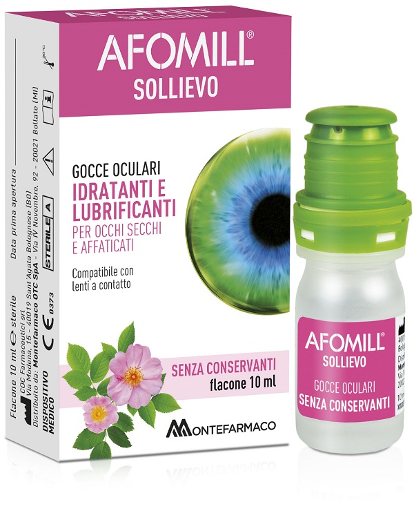 AFOMILL SOLLIEVO GOCCE OCULARI SOLLIEVO OCCHI 10 ML - Speedyfarma.it