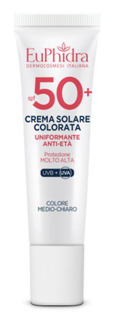 EUPHIDRA KALEIDO CREMA COLORATA MEDIO-CHIARO VISO SPF50+ 30 ML - Speedyfarma.it