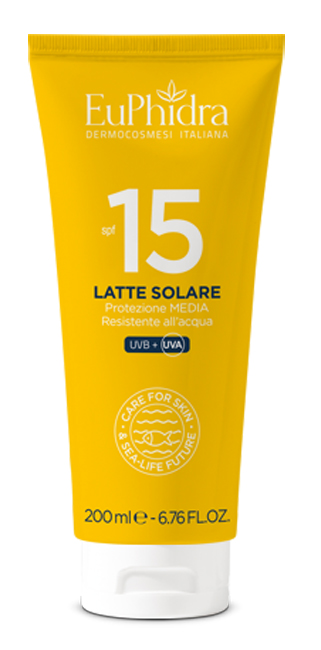 EUPHIDRA KALEIDO LATTE SOLARE SPF15 200 ML - Speedyfarma.it