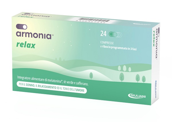 ARMONIA RELAX 1 MG A BASE DI MELATONINA 24 COMPRESSE - Speedyfarma.it