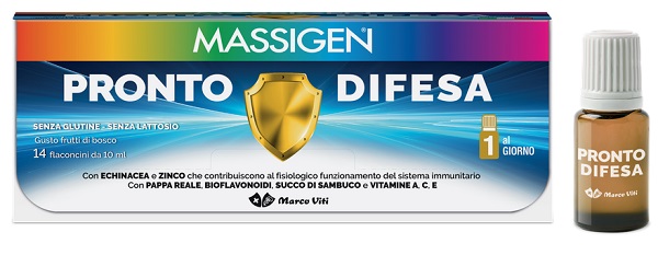 MASSIGEN PRONTO DIFESA 14 FLACONI X 10 ML - Speedyfarma.it