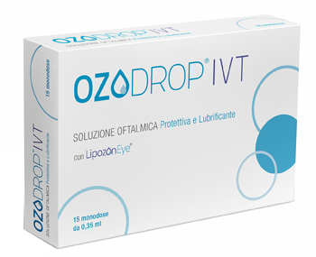 OZODROP IVT SOLUZIONE OFTALMICA BASE DI OLIO OZONIZZATO IN FOSFOLIPIDI 15 FLACONCINI MONODOSE DA 0,35 ML - Speedyfarma.it
