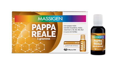 MASSIGEN PAPPA REALE 10 FLACONI DA 25 ML - Speedyfarma.it