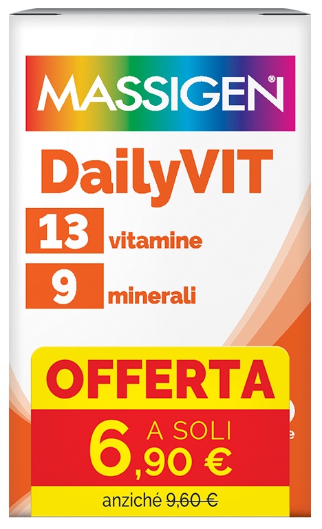 MASSIGEN DAILYVIT 30 COMPRESSE RIVESTITE 6,90 E - Speedyfarma.it