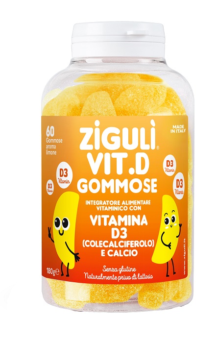 ZIGULI VIT D LIMONE 60 GOMMOSE - Speedyfarma.it
