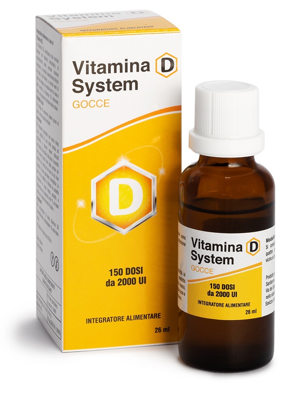 VITAMINA D SYSTEM GOCCE 150 DOSI DA 2000 UI 26 ML - Speedyfarma.it