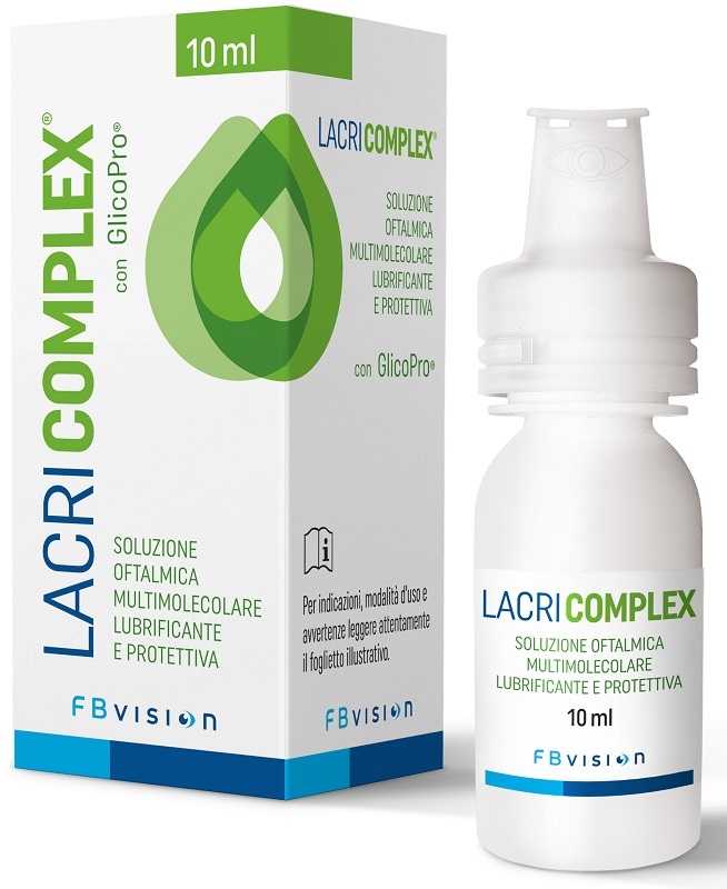 LACRICOMPLEX SOLUZIONE OFTALMICA MULTIMOLECOLARE LUBRIFICANTE PROTETTIVA 10 ML - Speedyfarma.it