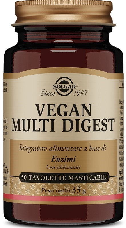 VEGAN MULTI DIGEST 50 TAVOLETTE MASTICABILI - Speedyfarma.it