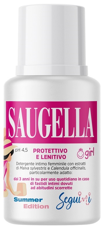 SAUGELLA GIRL PROTETTIVO E LENITIVO DETERGENTE INTIMO 100 ML - Speedyfarma.it