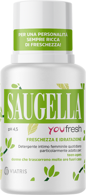 SAUGELLA YOU FRESH PH 4,5 FRESCHEZZA E IDRATAZIONE DETERGENTE INTIMO 100 ML - Speedyfarma.it