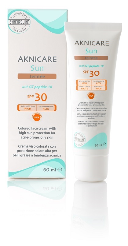 AKNICARE SUN TEINTEE SPF 30 50 ML - Speedyfarma.it