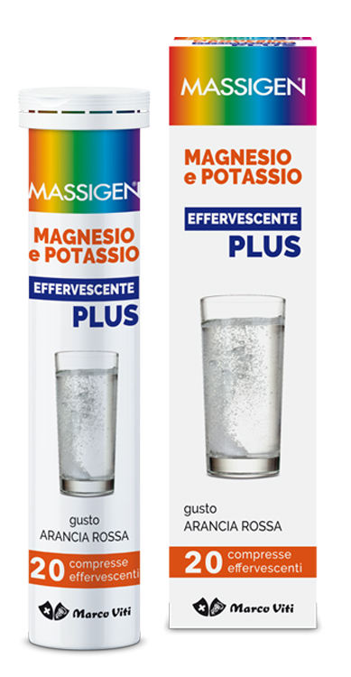 MASSIGEN MAGNESIO POTASSIO PLUS 20 COMPRESSE EFFERVESCENTI - Speedyfarma.it