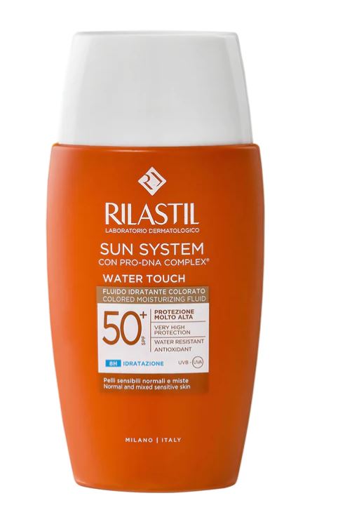 RILASTIL SUN SYSTEM WATER TOUCH COLOR FLUIDO SPF50+ 50 ML - Speedyfarma.it