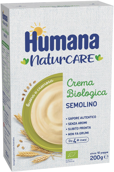 HUMANA CREMA BIOLOGICA SEMOLINO 200 G - Speedyfarma.it