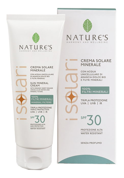 NATURE'S I SOLARI CREMA VISO CORPO MINERALE SPF30 100 ML - Speedyfarma.it