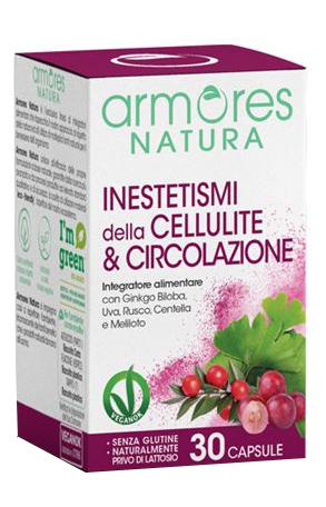 ARMORES NATURA INESTETISMI CELLULITE E CIRCOLAZIONE 30 CAPSULE - Speedyfarma.it