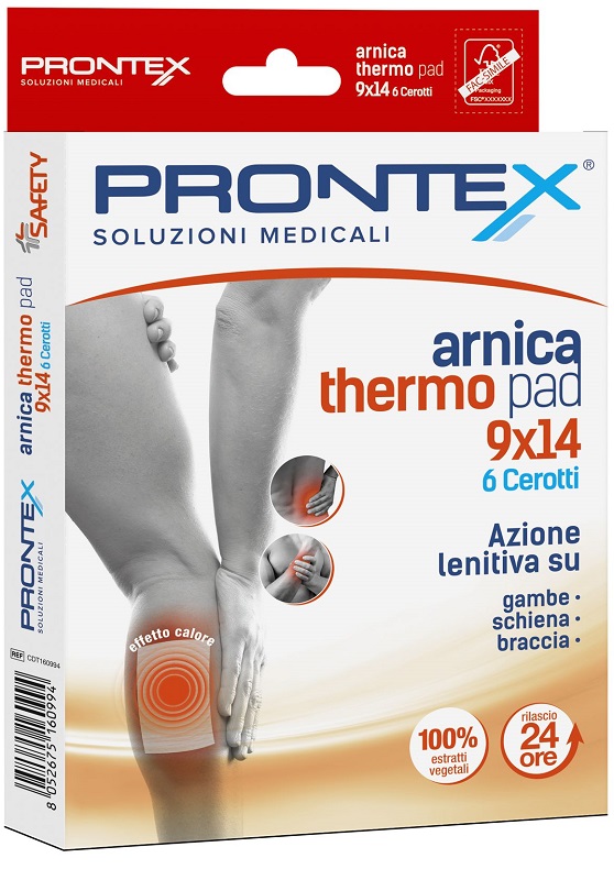 CEROTTO PRONTEX ARNICA THERO PAD 9 X 14 6 PEZZI - Speedyfarma.it