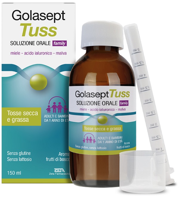 SOLUZIONE ORALE GOLASEPT TUSS FAMILY 150 ML - Speedyfarma.it