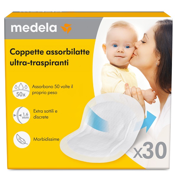 COPPETTE ASSORBILATTE ULTRA-TRASPIRANTI 30 PEZZI - Speedyfarma.it