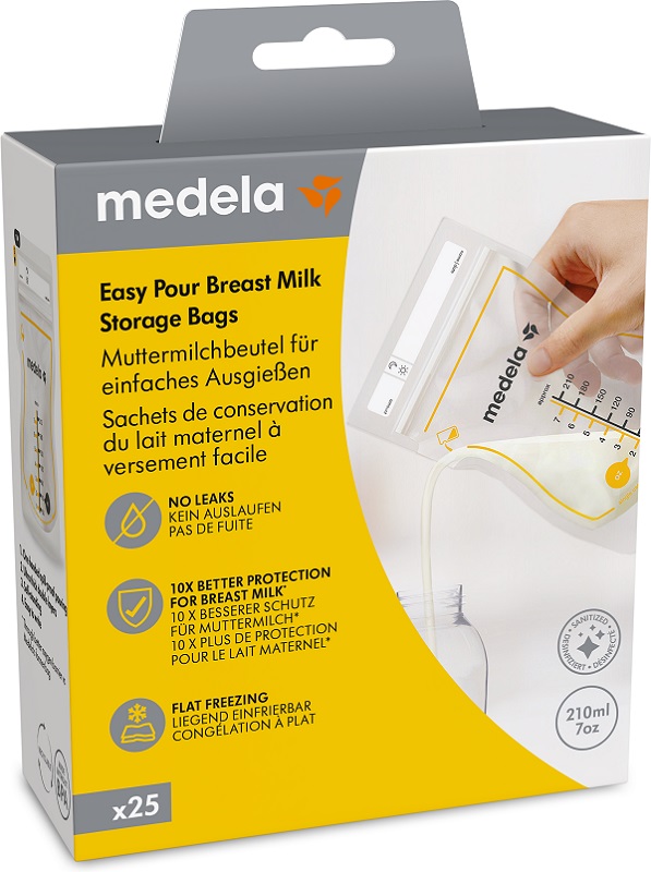 EASY POUR SACCA CONSERVAZIONE LATTE MATERNO 25 PEZZI - Speedyfarma.it