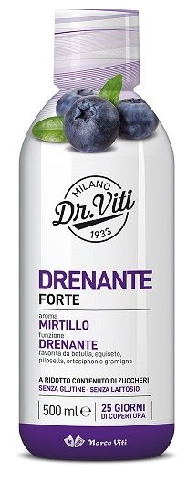 DR VITI DRENANTE FORTE MIRTILLO 500 ML SENZA ZUCCHERI - Speedyfarma.it