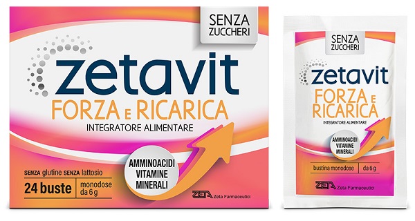ZETAVIT FORZA E RICARICA 24 BUSTINE 6 G - Speedyfarma.it