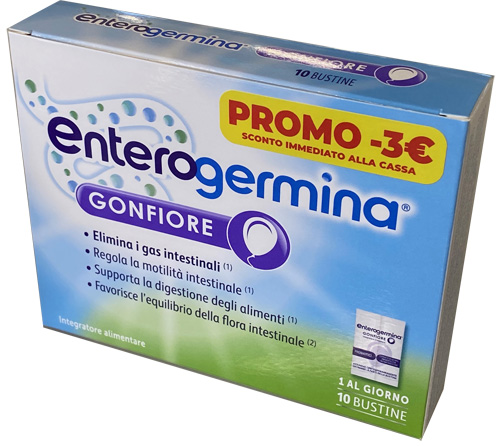 ENTEROGERMINA GONFIORE 10 BUSTINE 4 G PROMO - Speedyfarma.it