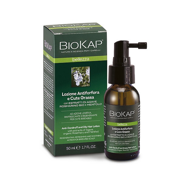 BIOKAP LOZIONE ANTIFORFORA E CUTE GRASSA NF 50 ML - Speedyfarma.it