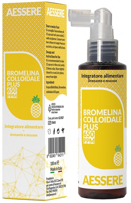 BROMELINA COLLOIDALE PLUS SPRAY 650 PPM 100 ML - Speedyfarma.it