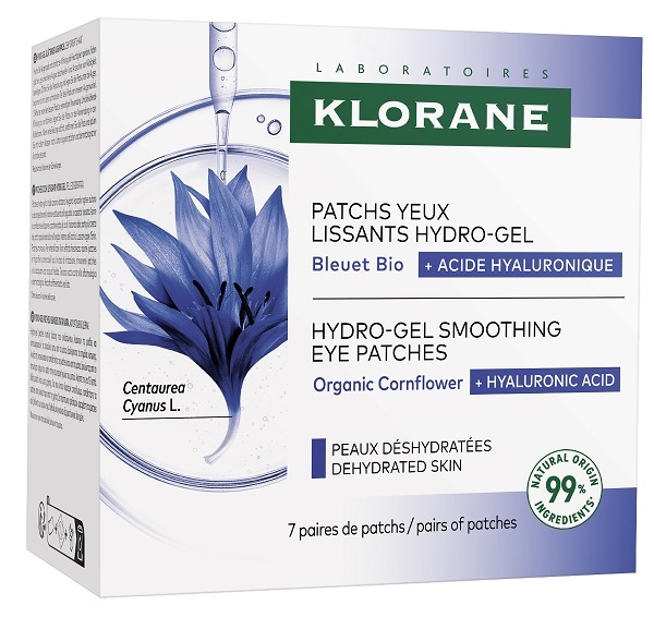 KLORANE BLEUET PATCH OCCHI LEV HYDRO-GEL 7 PEZZI DA 2 PATCH - Speedyfarma.it
