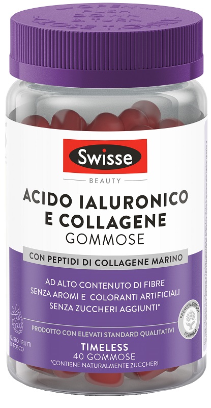 SWISSE ACIDO IALURONICO & COLLAGENE 40 GOMMOSE - Speedyfarma.it