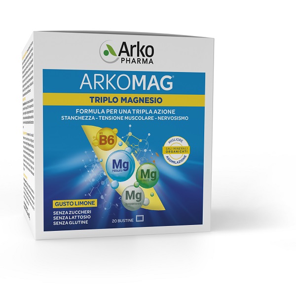 ARKOMAG TRIPLO MAGNESIO 20 BUSTINE - Speedyfarma.it