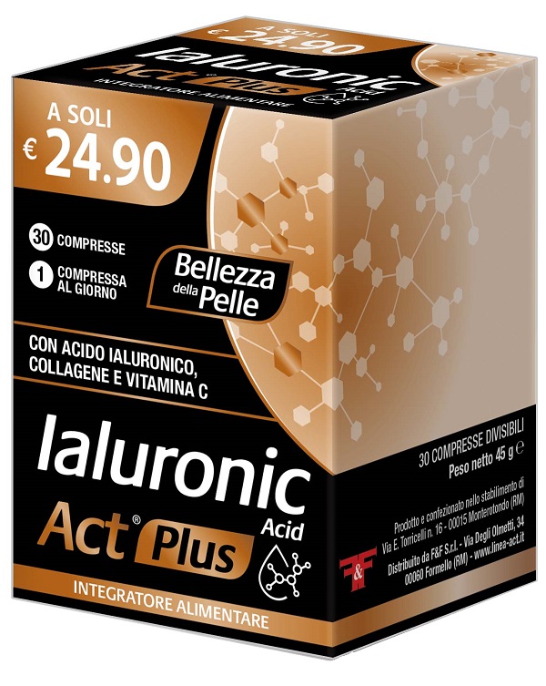 IALURONIC ACID ACT PLUS 30 COMPRESSE DIVISIBILI - Speedyfarma.it