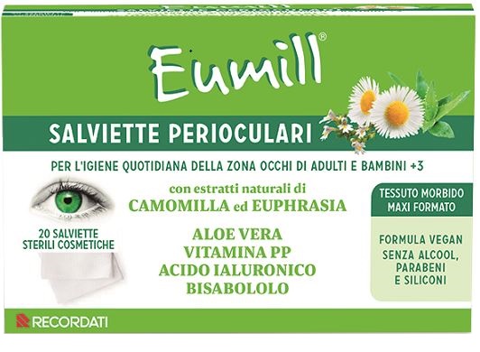 EUMILL SALVIETTE PERIOCULARI 20 PEZZI - Speedyfarma.it