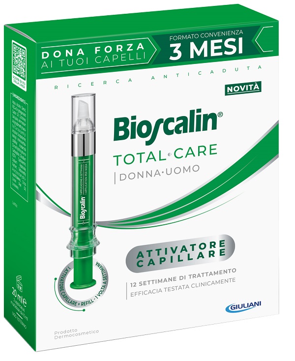BIOSCALIN TOTAL CARE ATTIVATORE CAPILLARE 2 APPLICATORI MULTIDOSE X 10 ML - Speedyfarma.it
